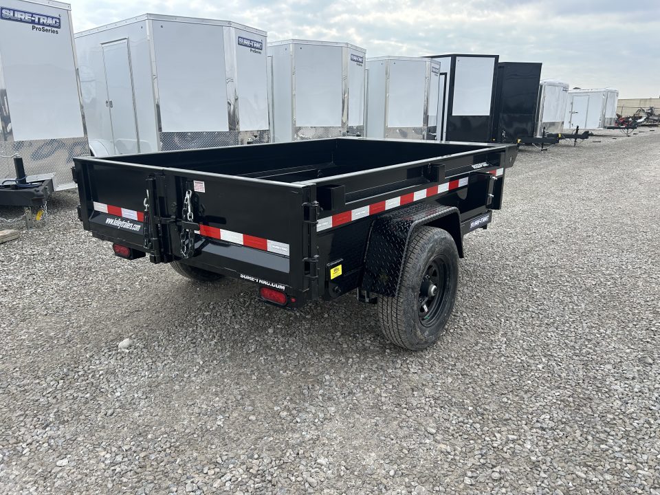 New 2026 Sure-Trac 62"x8 5K Low Pro Single Ram Dump Trailer