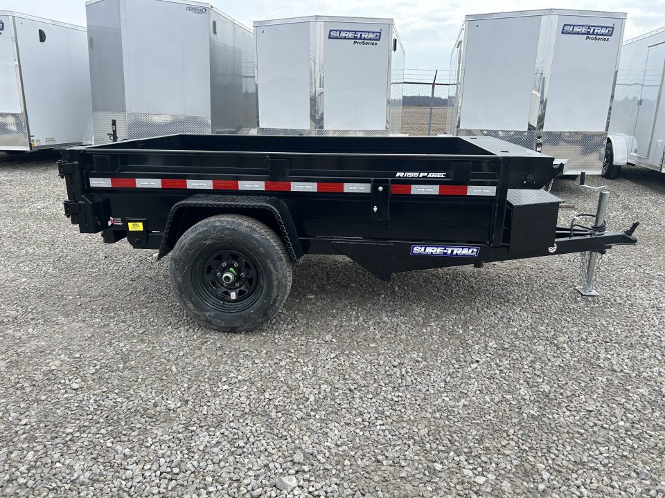 New 2026 Sure-Trac 62"x8 5K Low Pro Single Ram Dump Trailer