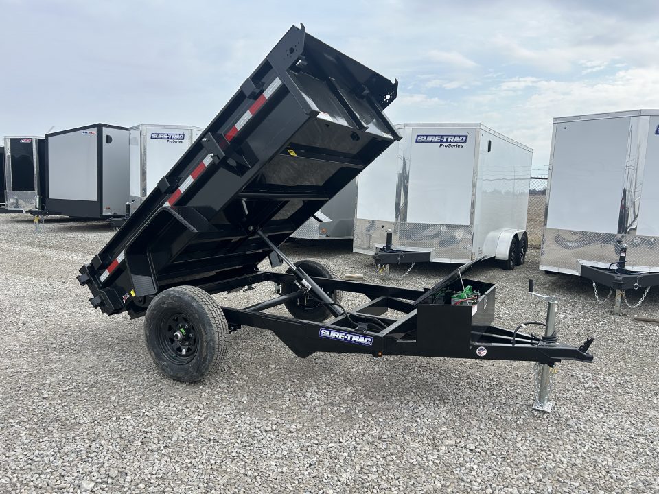 New 2026 Sure-Trac 62"x8 5K Low Pro Single Ram Dump Trailer
