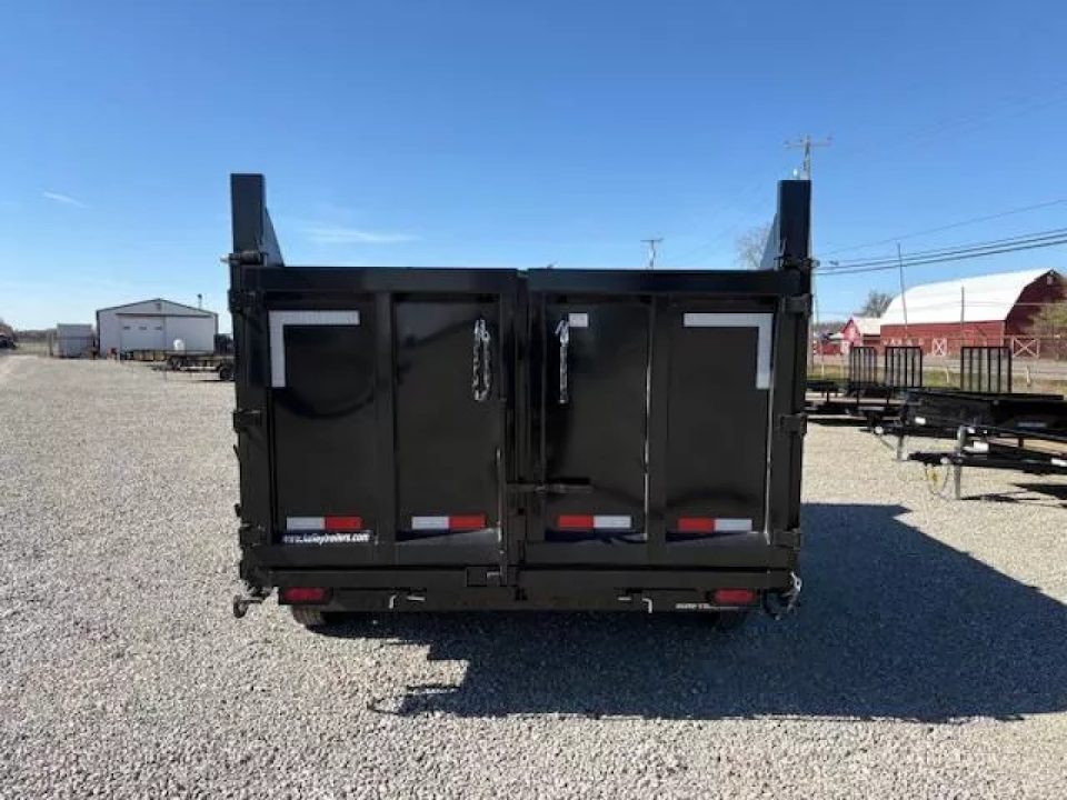New 2026 Sure-Trac 82"x14 HD Low Profile Dump Trailer w/ 4 Ft. Sides 14K Telescopic Dump Trailer