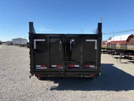 New 2026 Sure-Trac 82"x14 HD Low Profile Dump Trailer w/ 4 Ft. Sides 14K Telescopic Dump Trailer