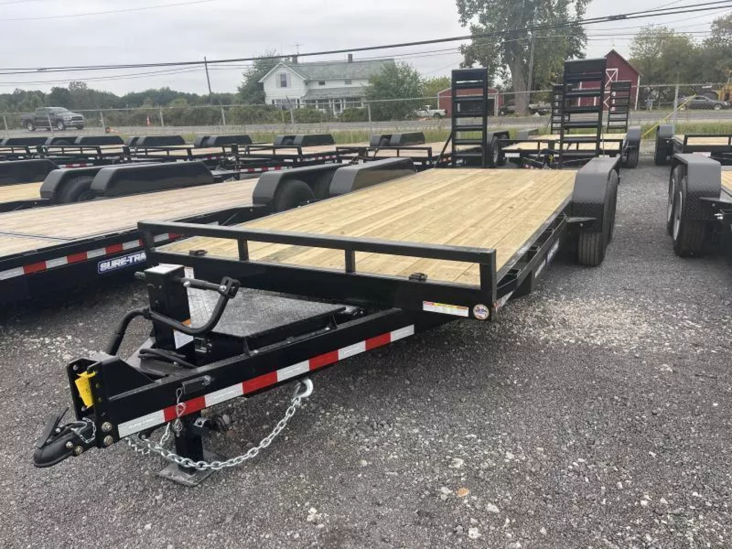 New 2025 Sure-Trac 7x18 14K Equipment Trailer
