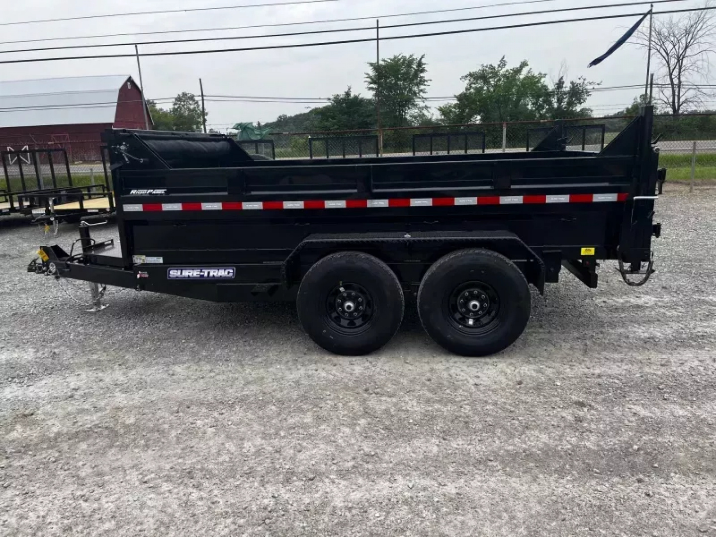 New 2026 Sure-Trac 82"x12 12K Telescopic Dump Trailer