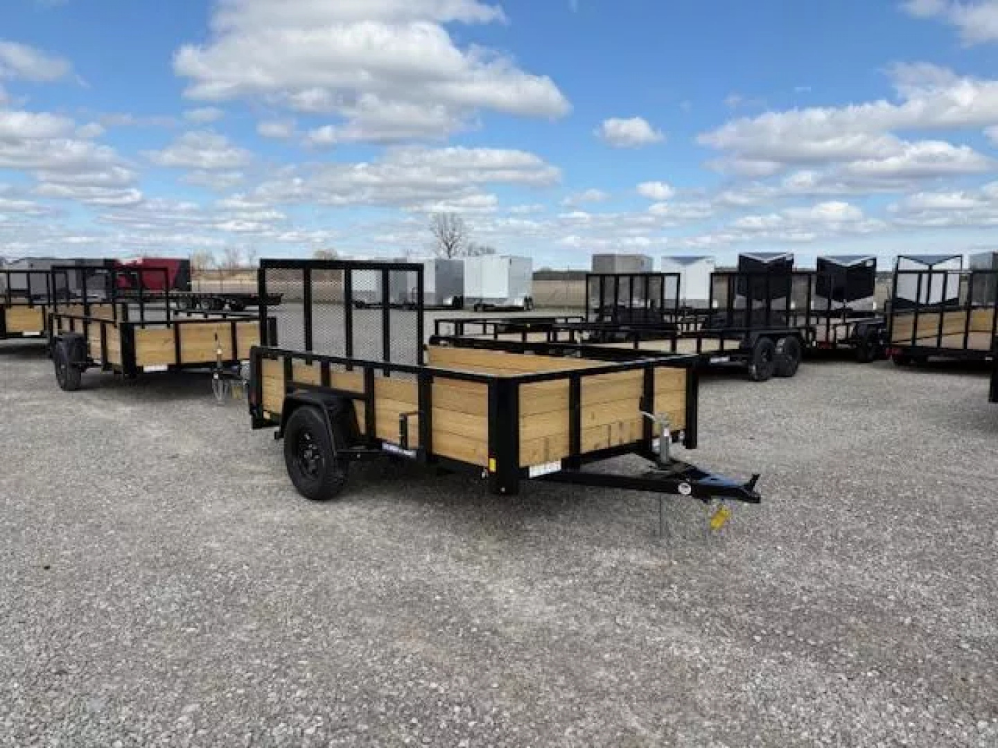 New 2026 Sure-Trac 6 x 10 Tube Top 3- Board Trailer 3K Idler Utility Trailer