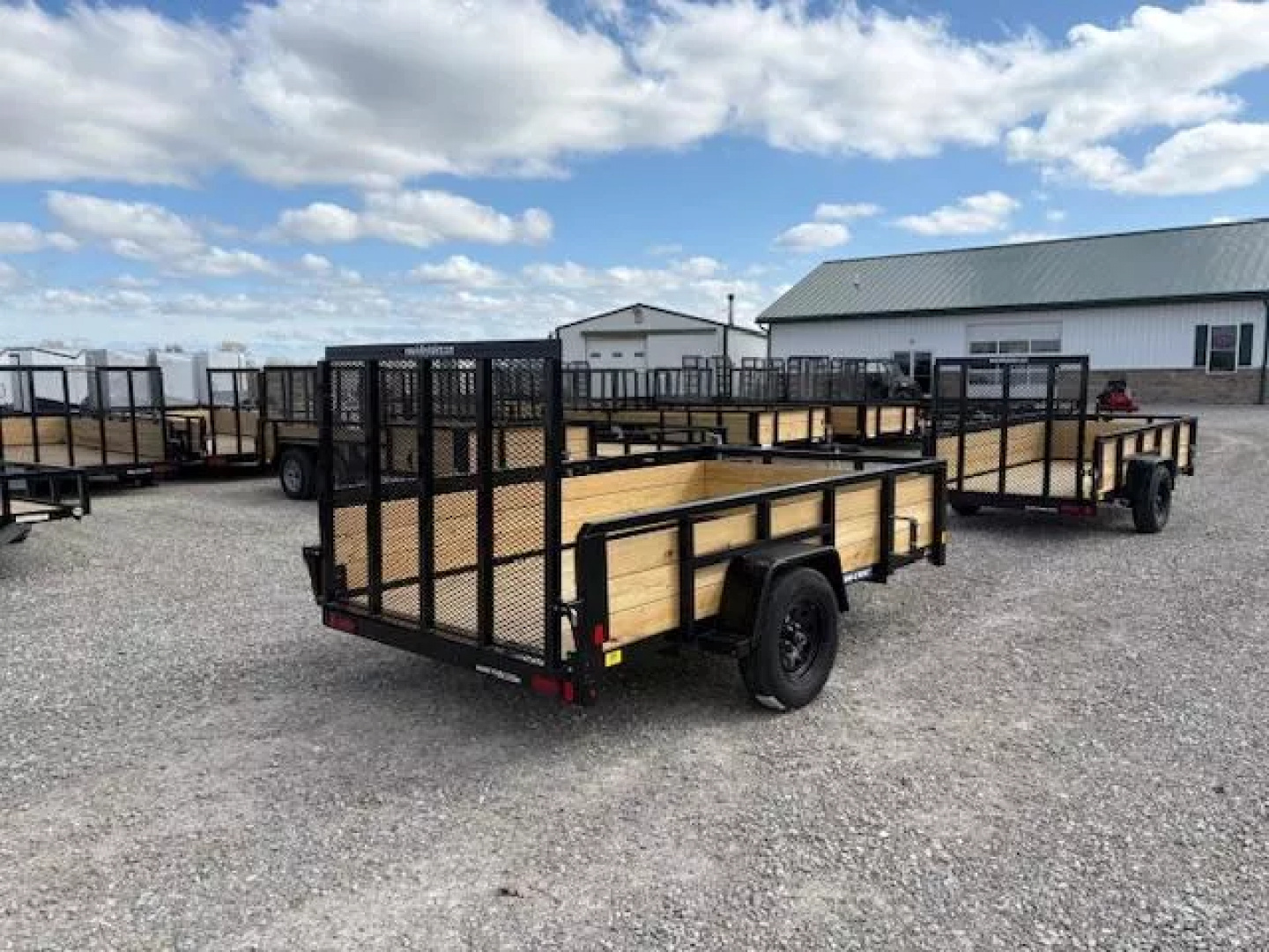 New 2026 Sure-Trac 6 x 10 Tube Top 3- Board Trailer 3K Idler Utility Trailer
