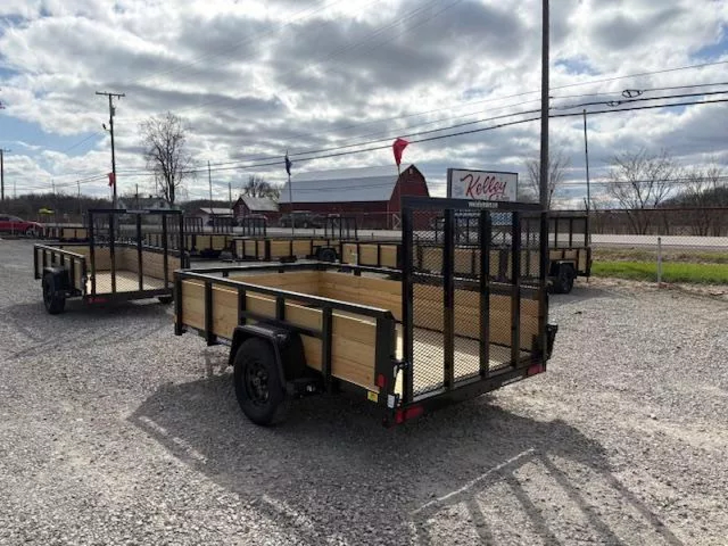 New 2026 Sure-Trac 6 x 10 Tube Top 3- Board Trailer 3K Idler Utility Trailer