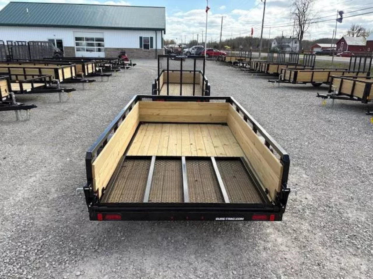 New 2026 Sure-Trac 6 x 10 Tube Top 3- Board Trailer 3K Idler Utility Trailer
