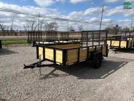 New 2025 Sure-Trac 6 x 10 Tube Top 3-Board Trailer  3K Idler