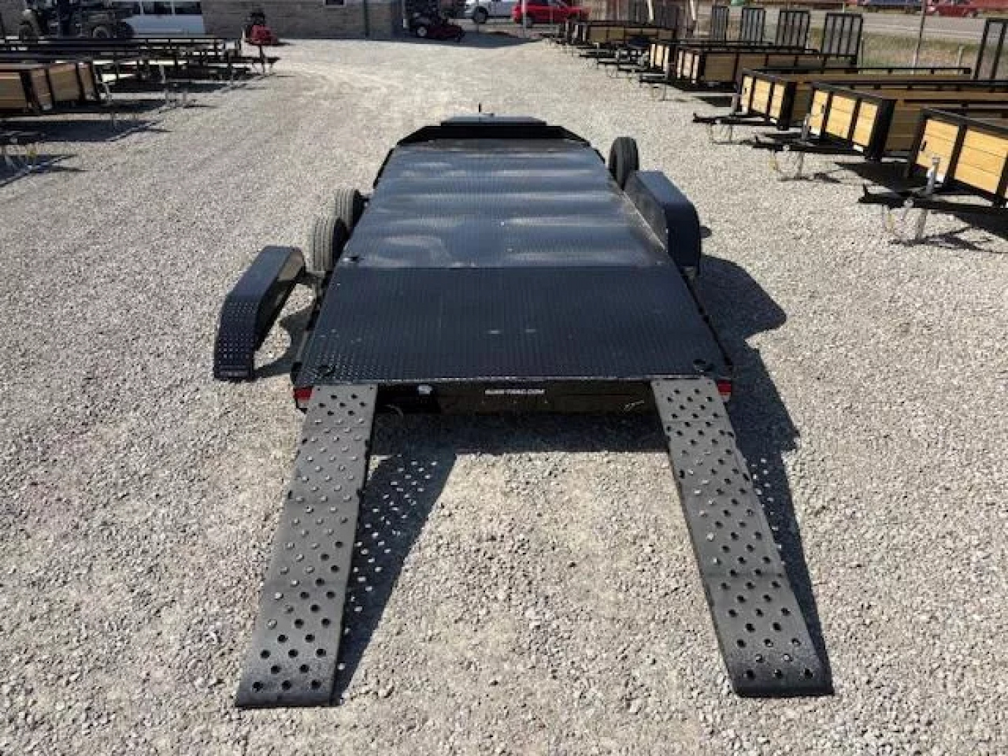 New 2026 Sure-Trac 7x18 7K Steel Deck Car Hauler Car Hauler