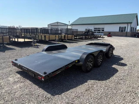 New 2026 Sure-Trac 7x18 7K Steel Deck Car Hauler Car Hauler