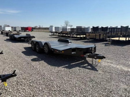 New 2026 Sure-Trac 7x18 7K Steel Deck Car Hauler Car Hauler