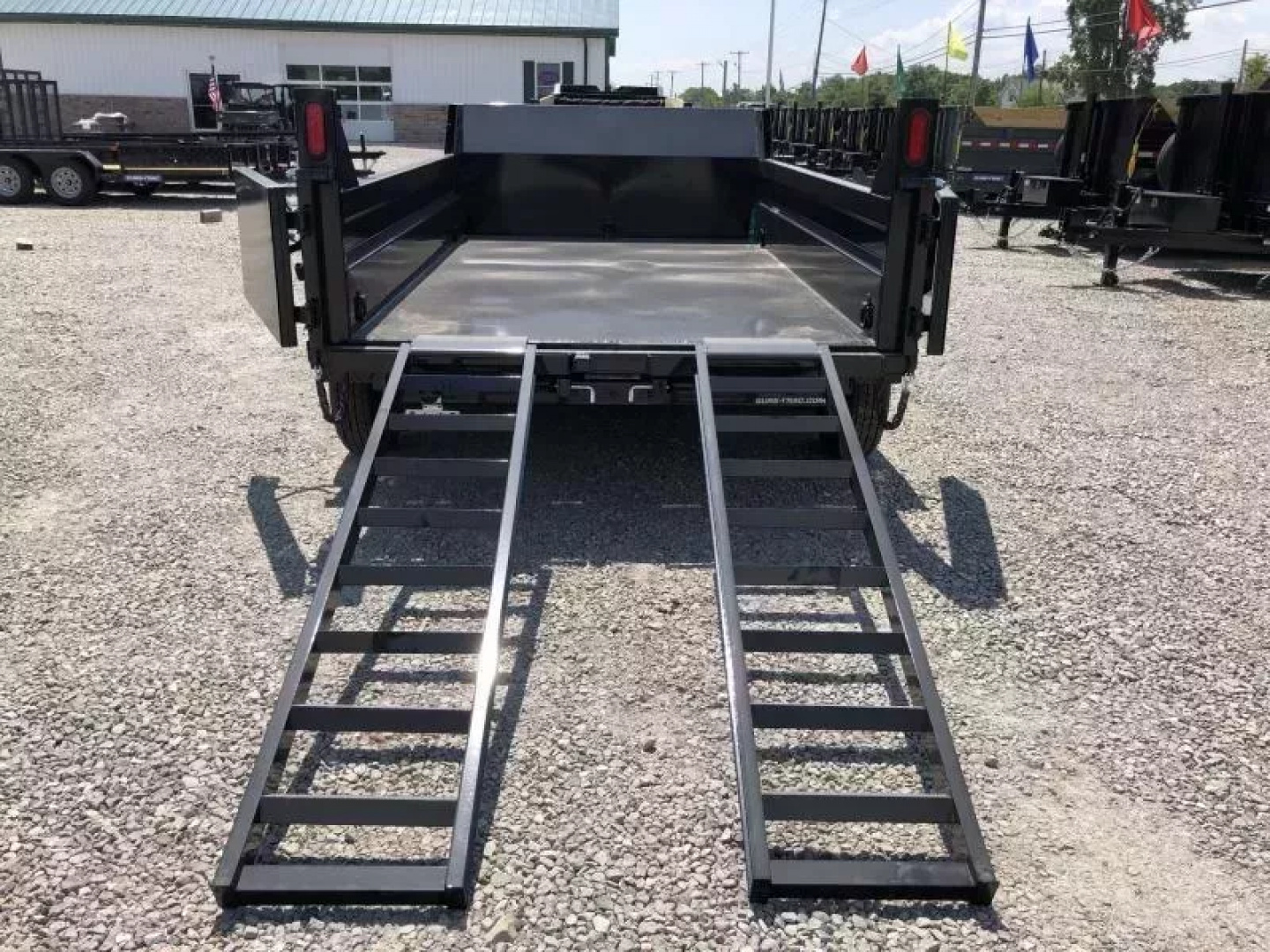 New 2026 Sure-Trac 72INx10 7K Single Ram Dump Trailer