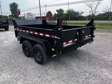 New 2026 Sure-Trac 72INx10 7K Single Ram Dump Trailer