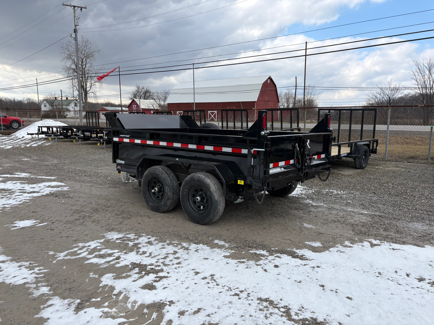 New 2025 Sure-Trac 72"x10 10K Single Ram Dump Trailer