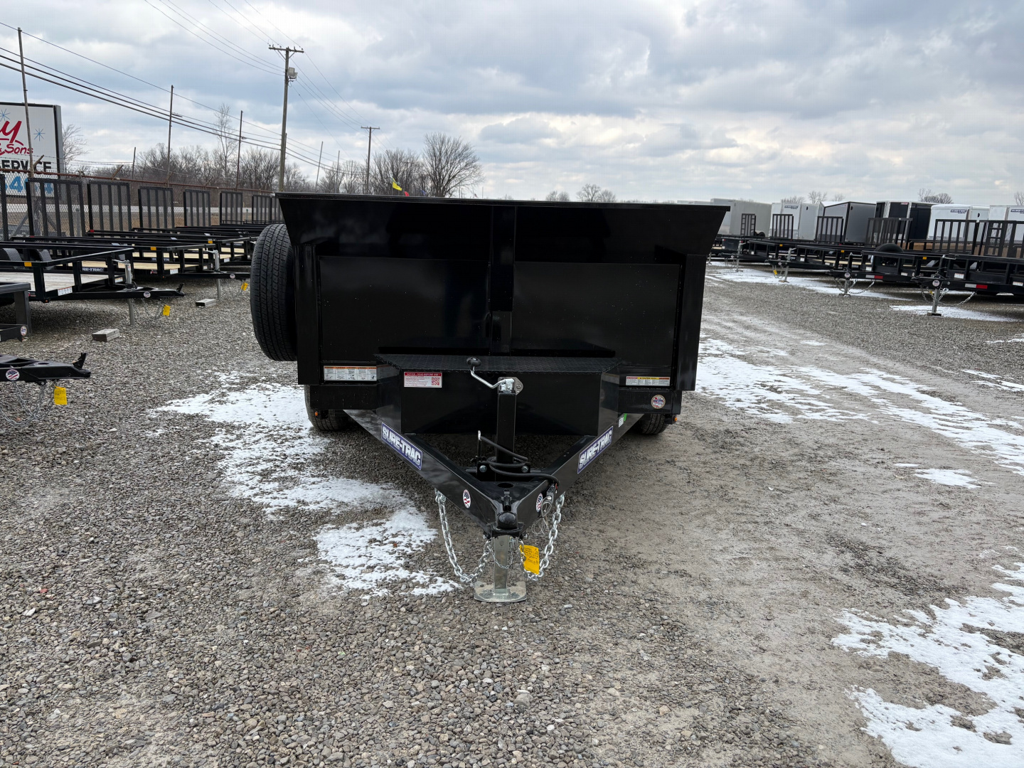 New 2025 Sure-Trac 72 x10 10K Single Ram Dump Trailer