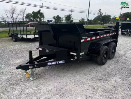 New 2025 Sure-Trac 72 x10 10K Single Ram Dump Trailer