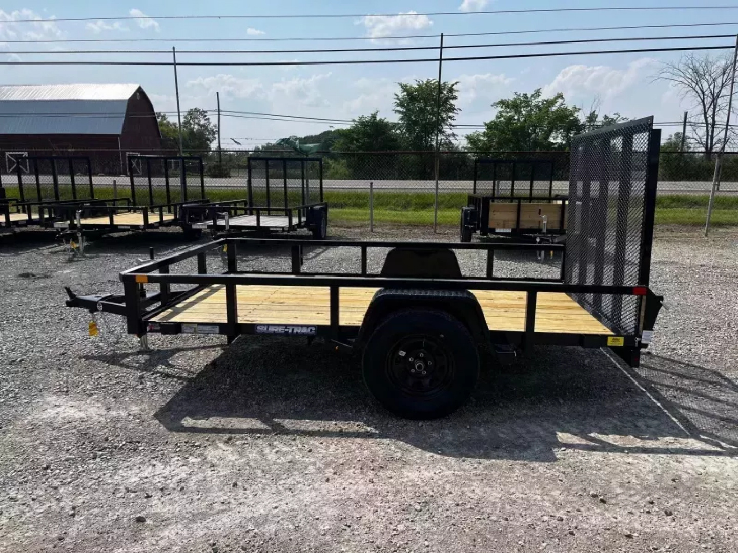 New 2025 Sure-Trac 6x10 Tube Top Utility Trailer