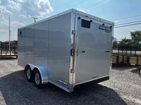 New 2025 Sure-Trac 7 x 16 Pro Series Enclosed Wedge Cargo Trailer 7K