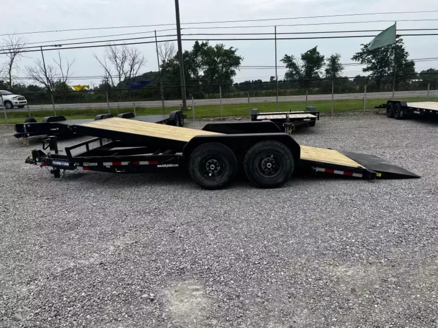 New 2025 Sure-Trac 18' 14K Tilt Bed Equipment Trailer