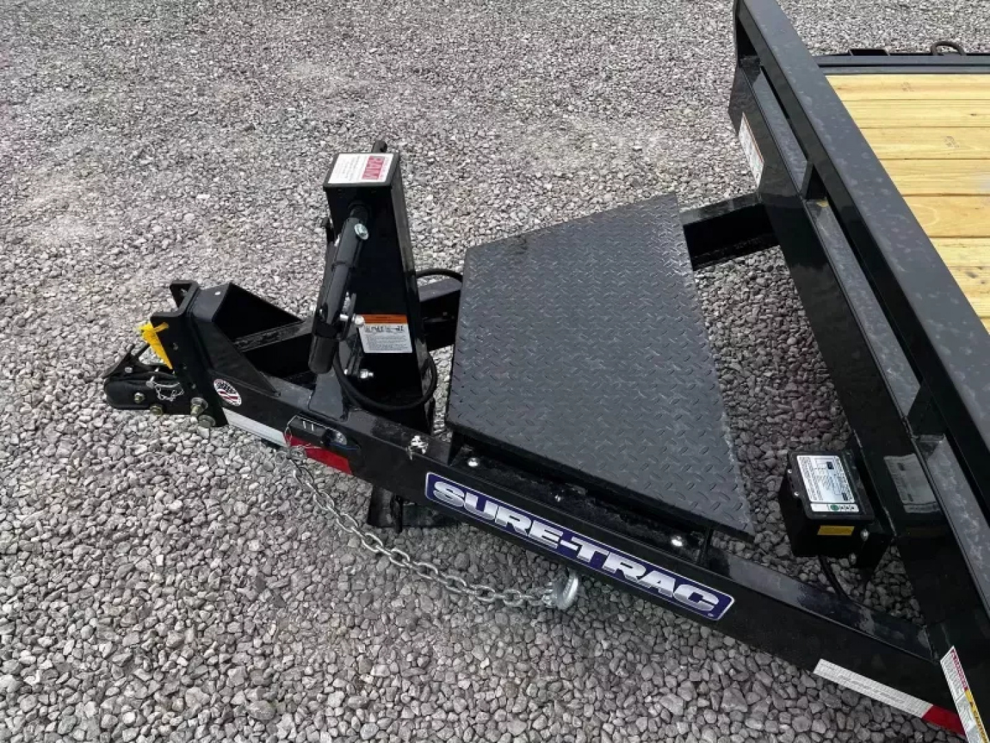 New 2025 Sure-Trac 18' 14K Tilt Bed Equipment Trailer