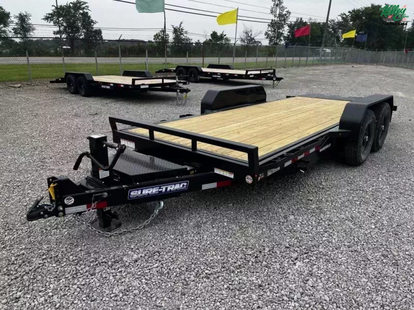 New 2025 Sure-Trac 18' 14K Tilt Bed Equipment Trailer