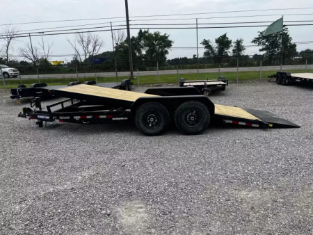 New 2025 Sure-Trac 18' 14K Tilt Bed Equipment Trailer