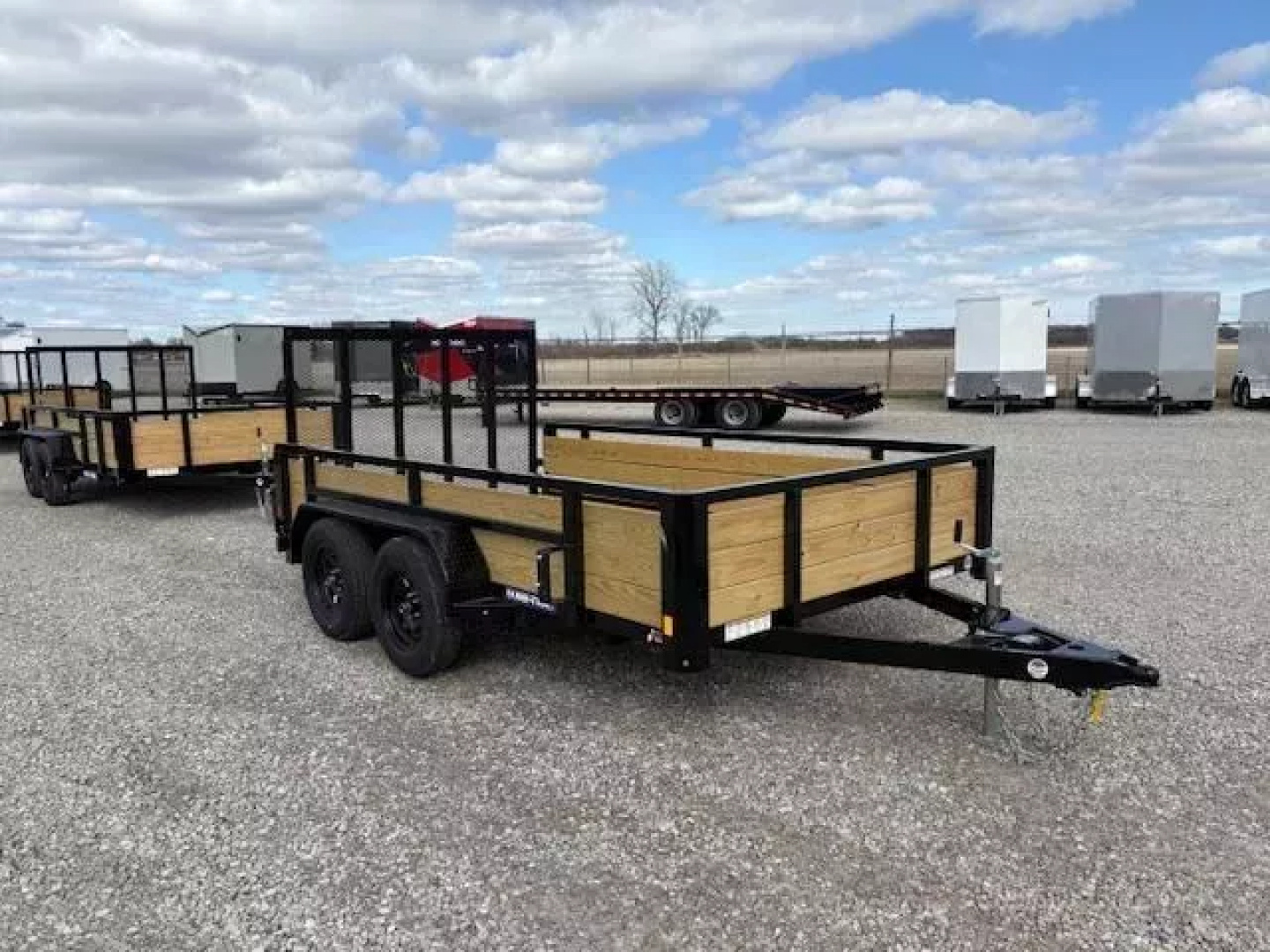 New 2025 Sure-Trac 7x12 7K 3-Board Utility Trailer