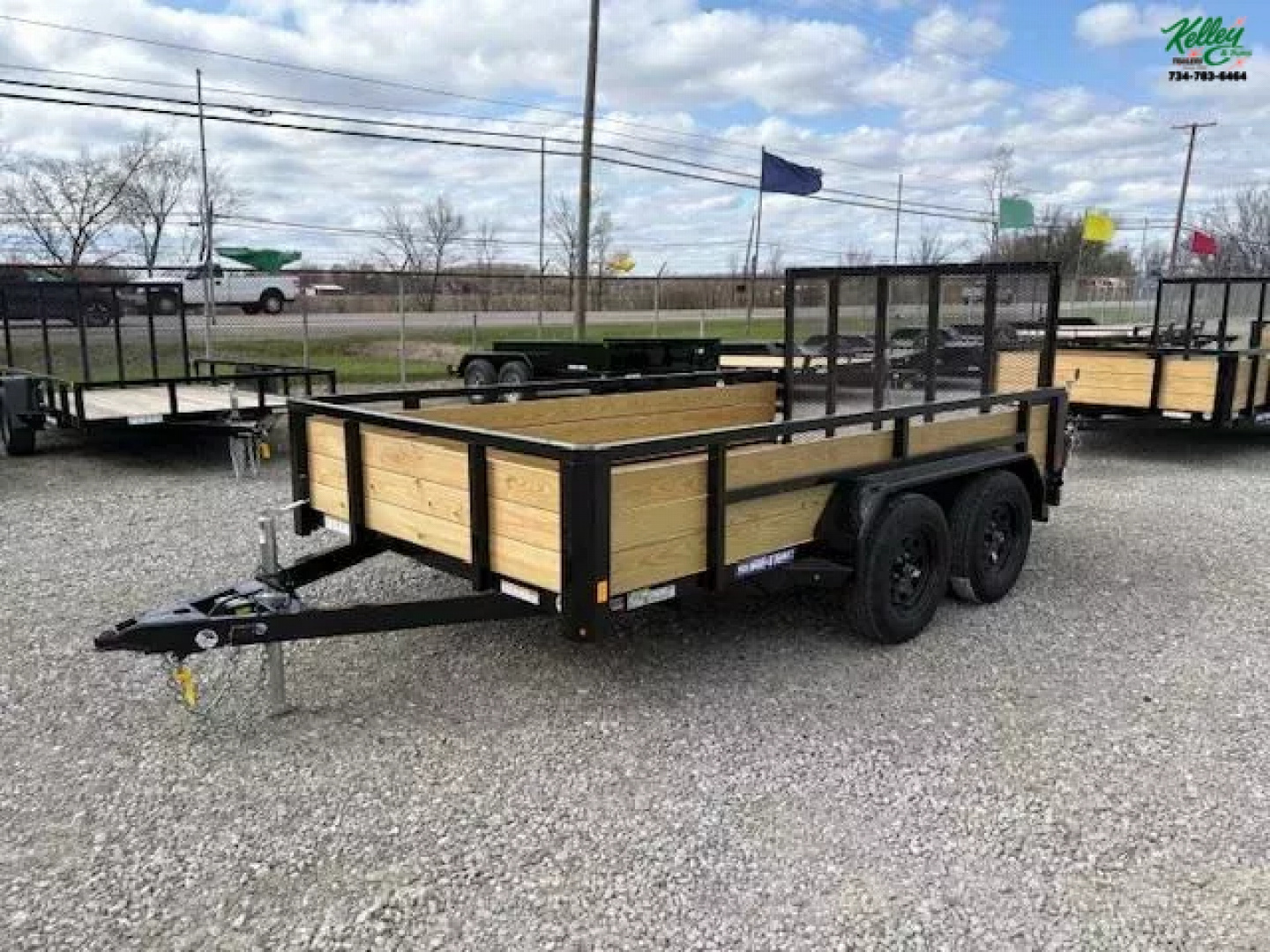 New 2025 Sure-Trac 7x12 7K 3-Board Utility Trailer