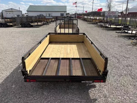 New 2025 Sure-Trac 7x12 7K 3-Board Utility Trailer