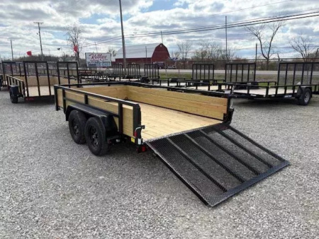 New 2025 Sure-Trac 7x12 7K 3-Board Utility Trailer