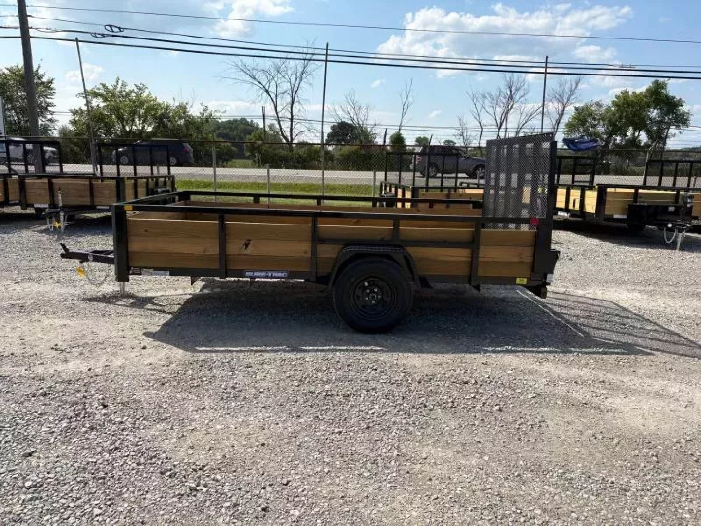 New 2026 Sure-Trac 7 x 12 3-Board Utility Trailer
