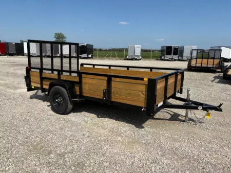 New 2026 Sure-Trac 7 x 12 3-Board Utility Trailer