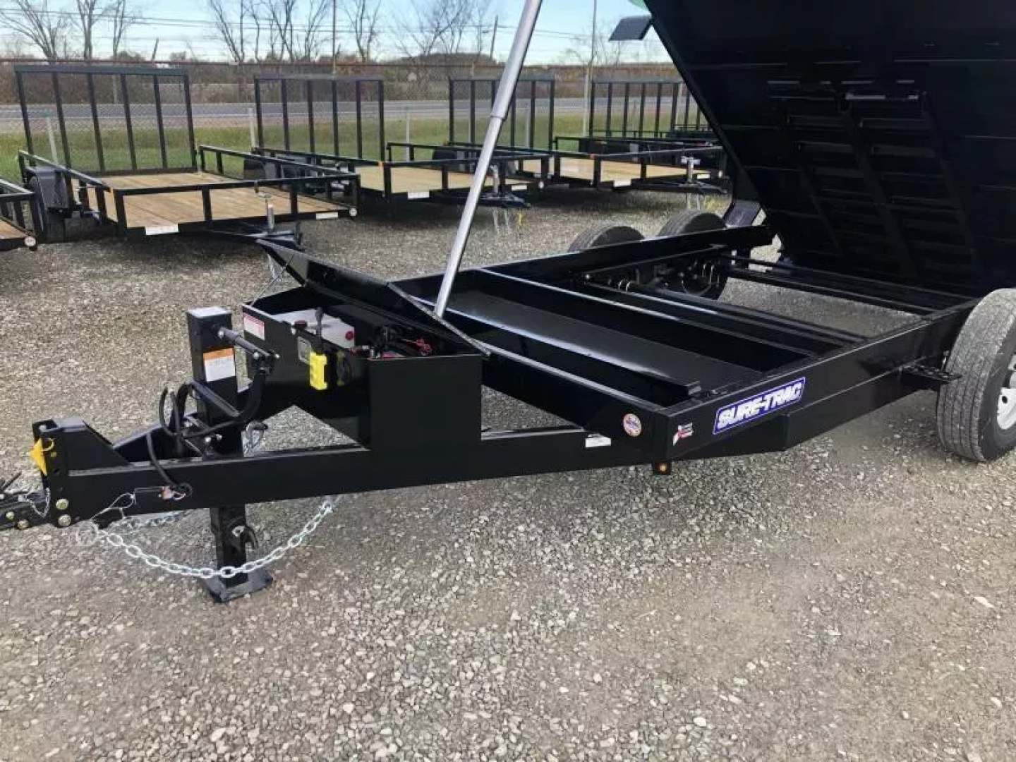 New 2025 Sure-Trac 82"x14 14K Low Pro Telescopic Dump