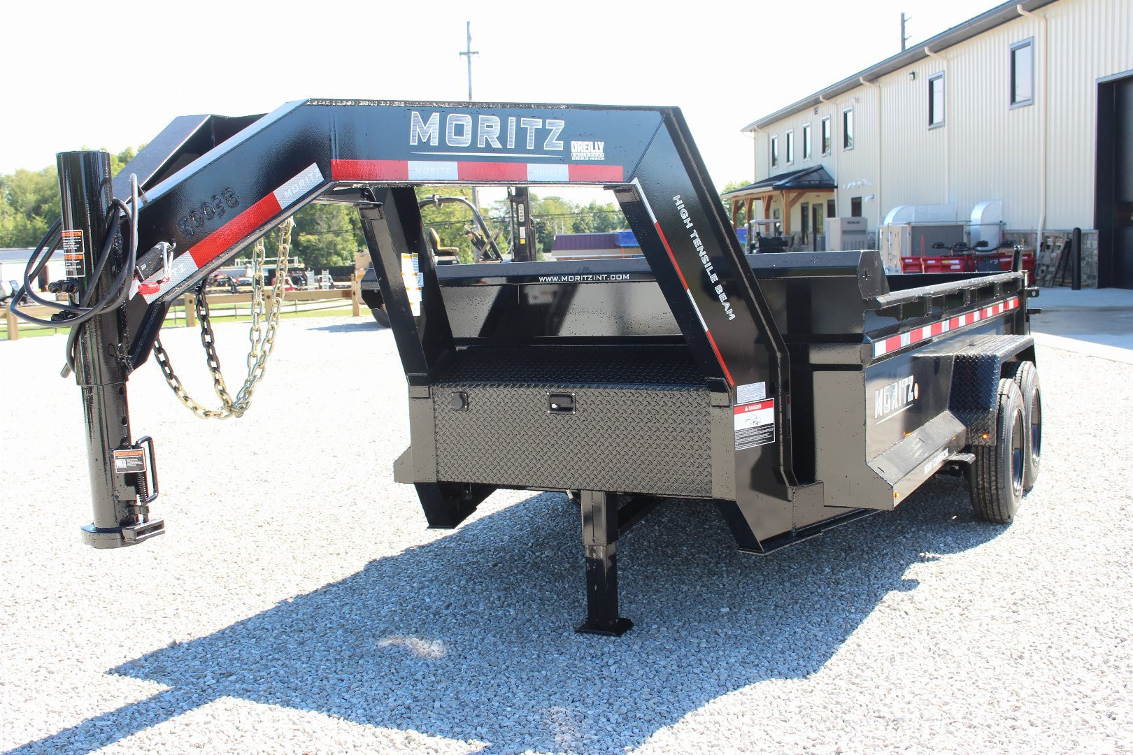 New 2026 Moritz 6' 10" x 14' Heavy Commercial DLH Series Dump Trailer - 16000# GVW