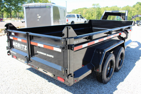 New 2026 Moritz 6' 10" x 14' Heavy Commercial DLH Series Dump Trailer - 16000# GVW