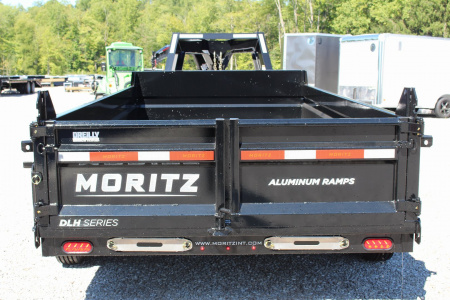 New 2026 Moritz 6' 10" x 14' Heavy Commercial DLH Series Dump Trailer - 16000# GVW