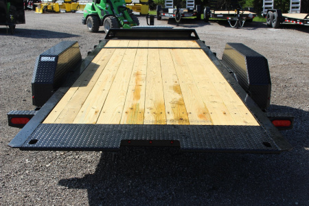 New 2026 Moritz 7' x 16' + 4' Low Pro - Gravity Tilt - Tilt Trailer - 14000# GVW