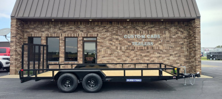 New 2026 Sure-Trac 7 x 18 Tube Top Utility 7K Utility Trailer