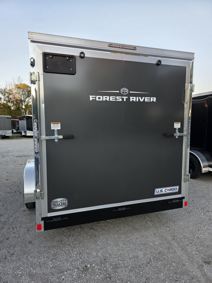New 2026 US Cargo 7X16 TANDEM AXLE 6'6 TALL RAMP DOOR 080 POLYCORE SCREWLESS Cargo / Enclosed Trailer