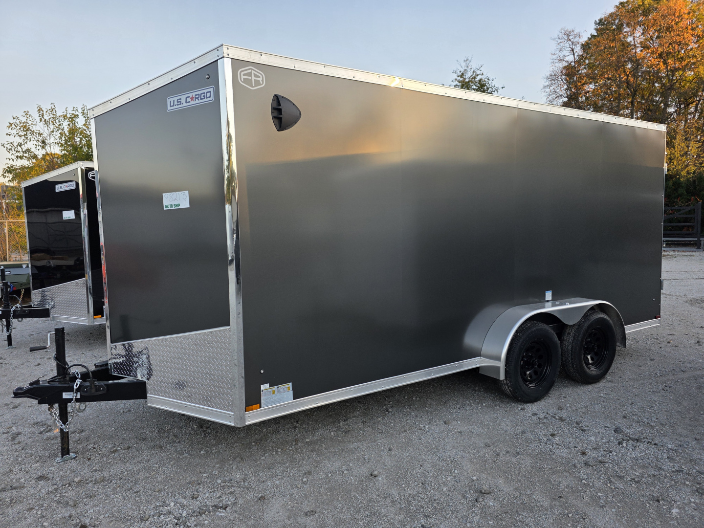 New 2026 US Cargo 7X16 TANDEM AXLE 6'6 TALL RAMP DOOR 080 POLYCORE SCREWLESS Cargo / Enclosed Trailer
