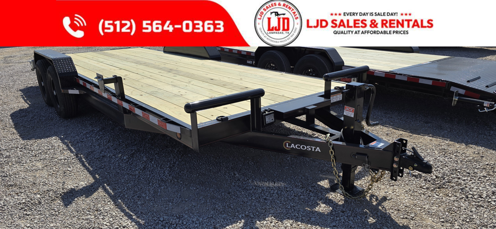 New 2026 Lacosta Trailers - 83  x 22' - Trailer Car Hauler