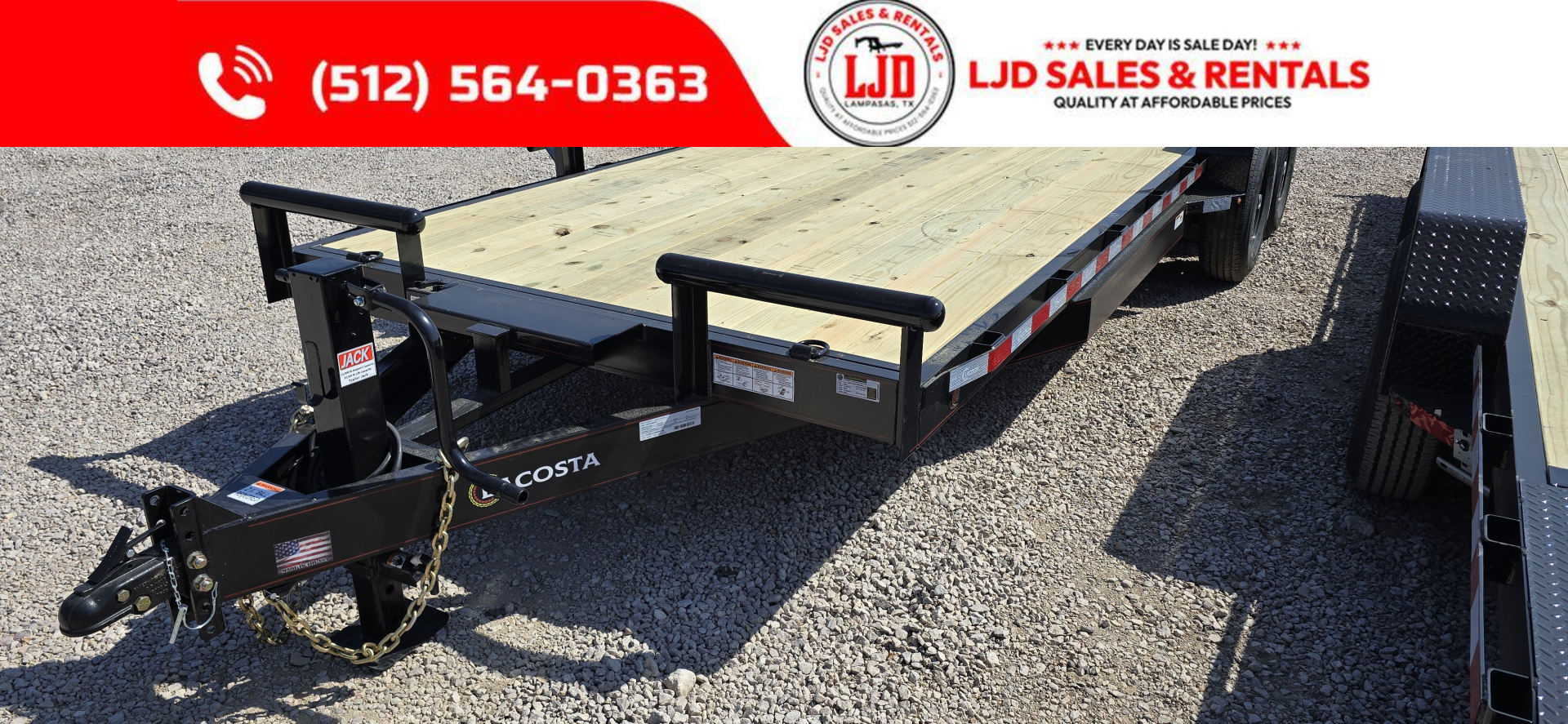 New 2026 Lacosta Trailers - 83" x 22' - Trailer Car Hauler