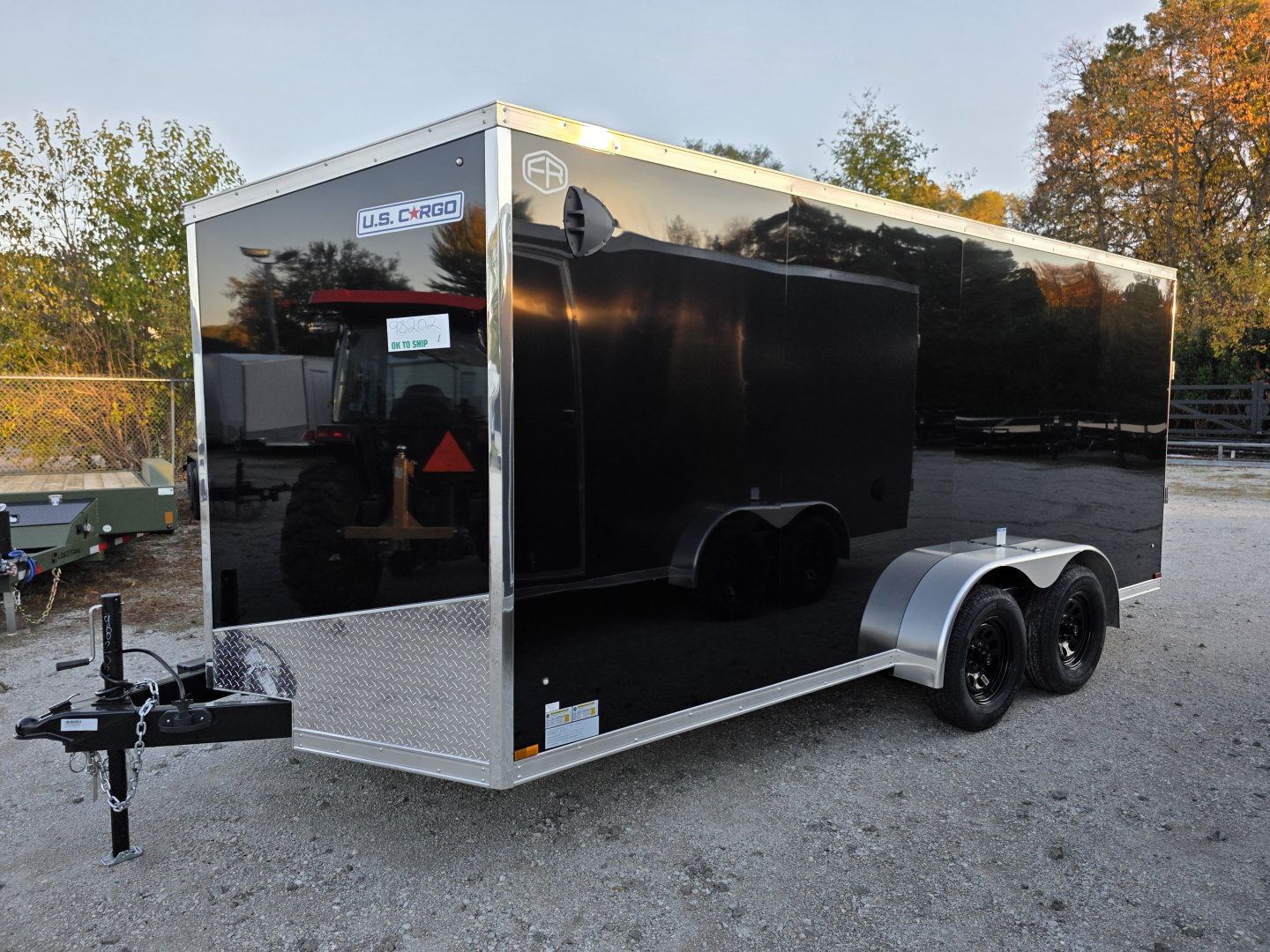 New 2026 US Cargo 7X16 TANDEM AXLE 6' TALL RAMP DOOR 080 POLYCORE SCREWLESS Cargo / Enclosed Trailer