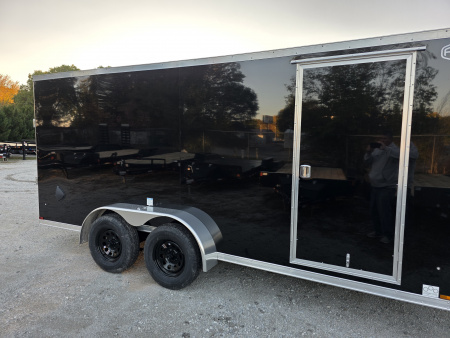 New 2026 US Cargo 7X16 TANDEM AXLE 6' TALL RAMP DOOR 080 POLYCORE SCREWLESS Cargo / Enclosed Trailer