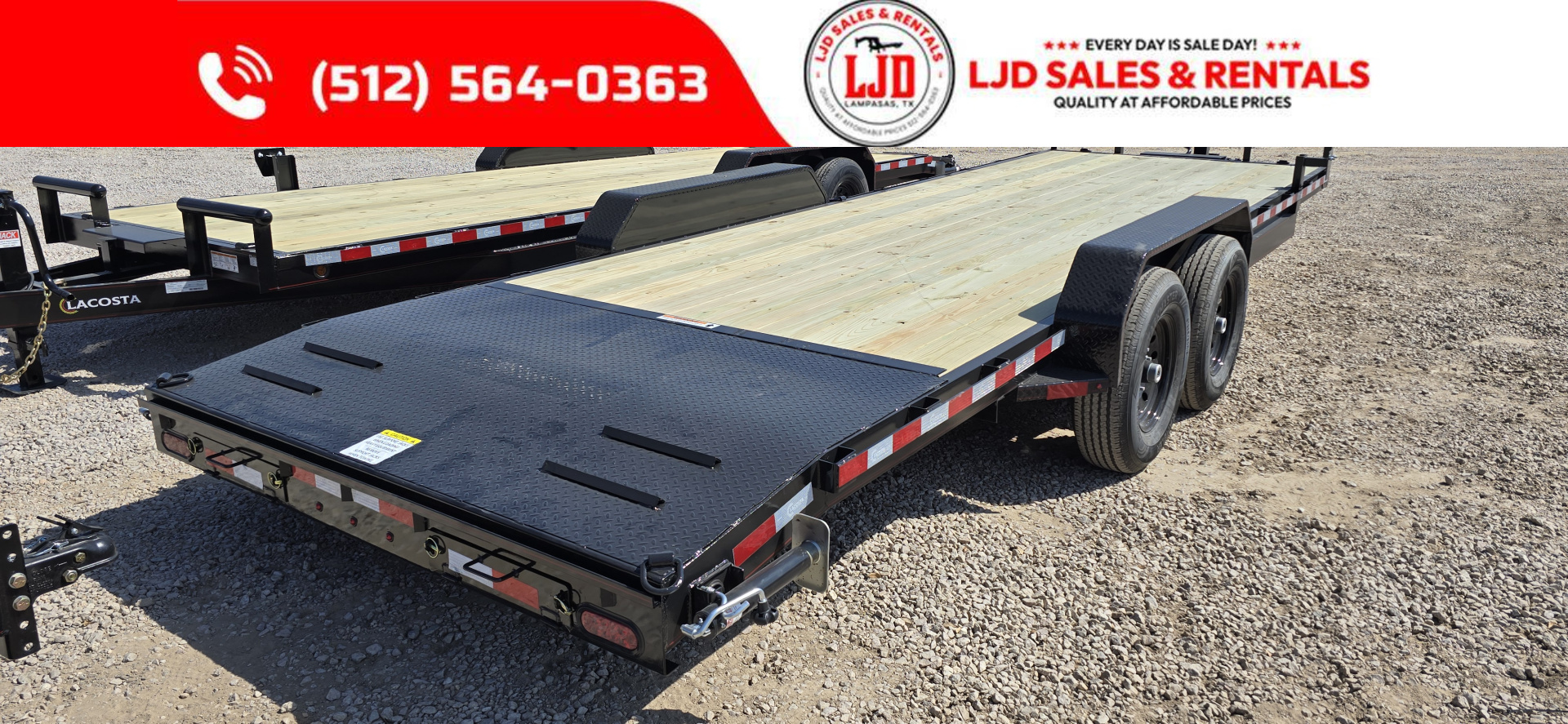 New 2026 Lacosta - 83" x 24' - Trailer Car Hauler