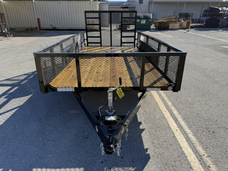 New 2026 Sure-Trac 7x14 7K Tube Top Utility W/ 2' Mesh Sides Utility Trailer