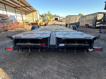 Used REPO/USED 2025 PJ Trailers 83"x24 Tandem Axles-7K Axles- Equipment Trailer-Pintle Hitch