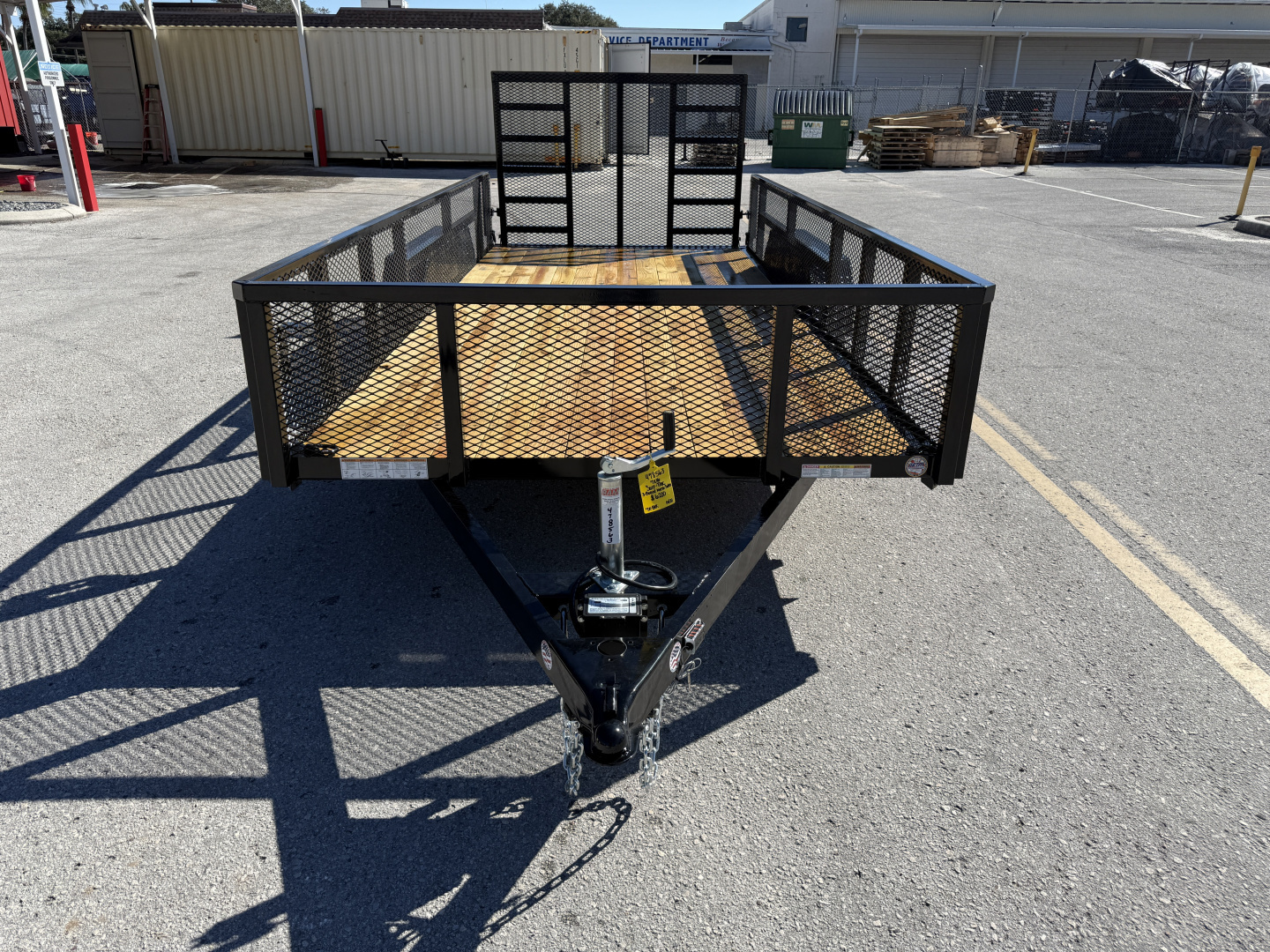 New 2026 Sure-Trac 7x16 7K Tube Top 2' Mesh Sides Utility Trailer
