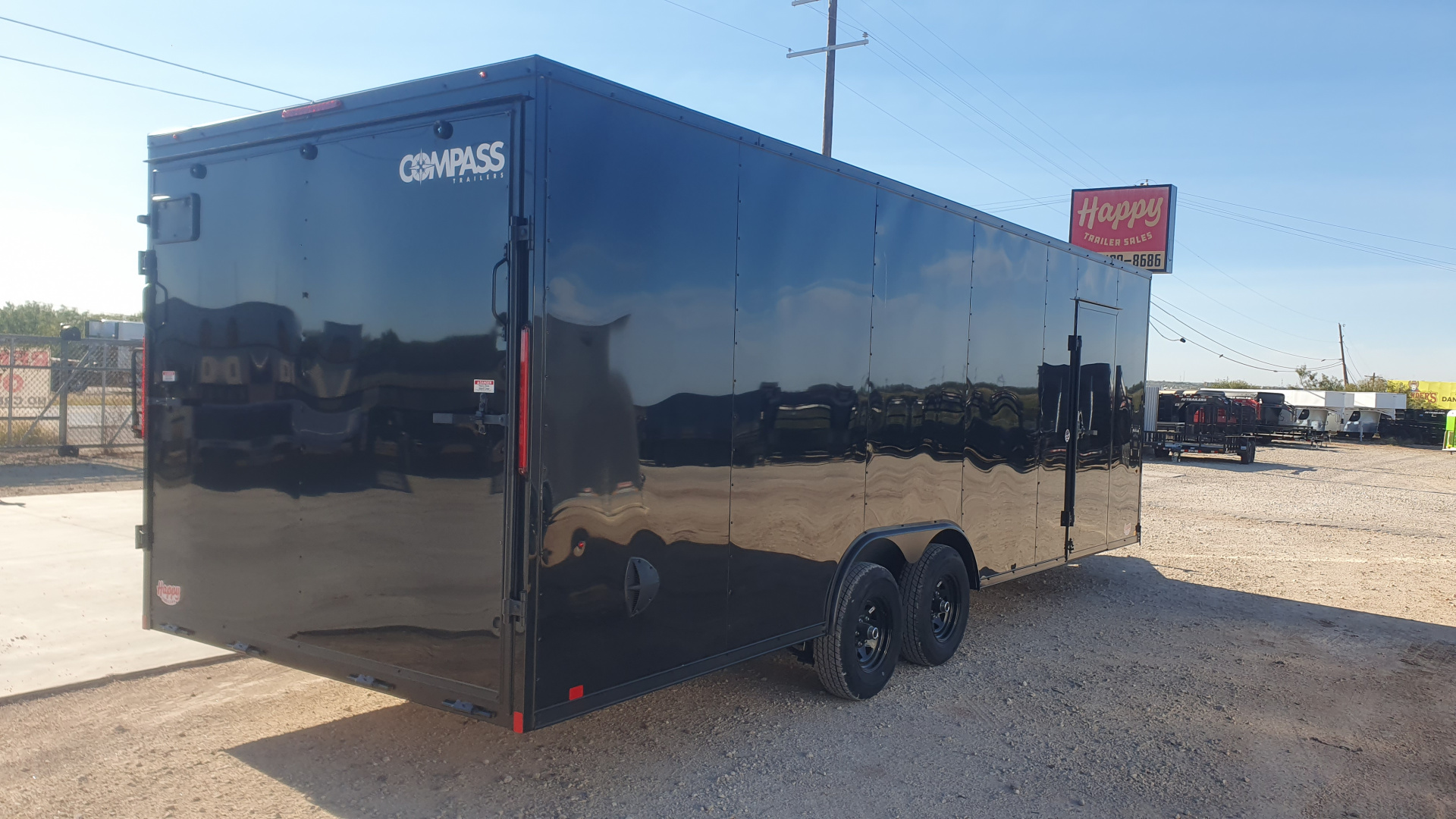 New 2026 Compass 8.5x24' Enclosed Cargo Trailer - Indigo DLX