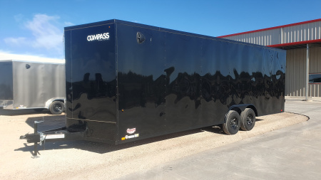 New 2026 Compass 8.5x24' Enclosed Cargo Trailer - Indigo DLX
